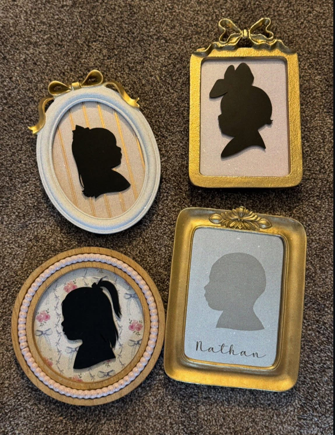 Mystery Silhouette Frames