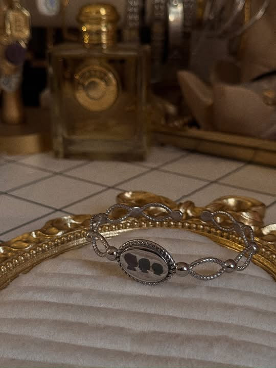 The Legacy Link Bangle – Custom Profile Jewelry