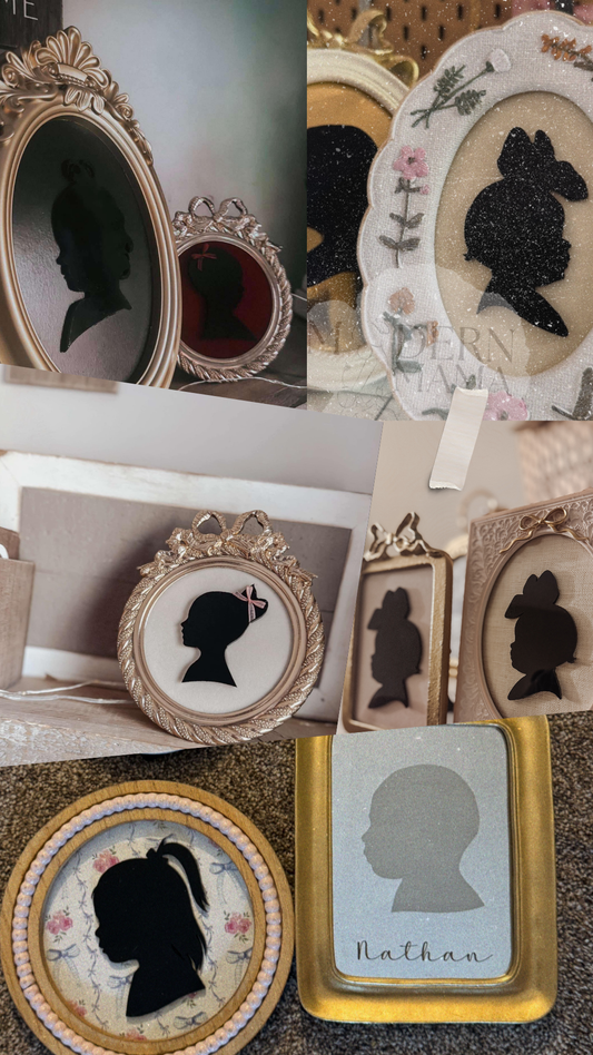 MYSTERY SILHOUETTE FRAME {PLEASE READ DESCRIPTION IN FULL}