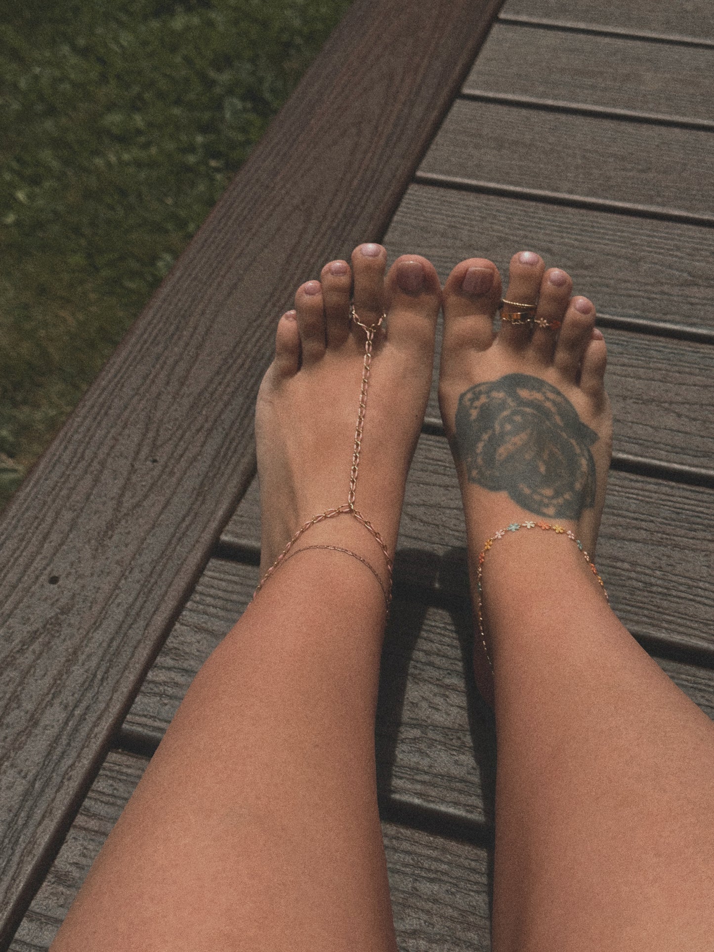 Golden Hour Barefoot Anklet