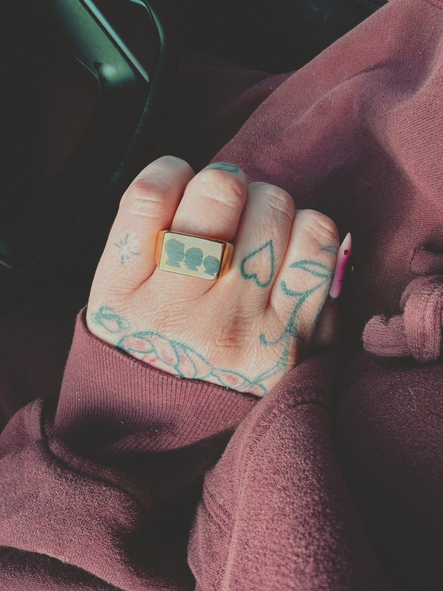 CHUNKY- silhouette ring