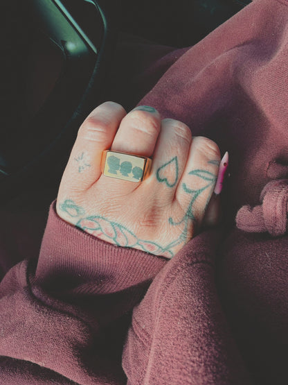CHUNKY- silhouette ring
