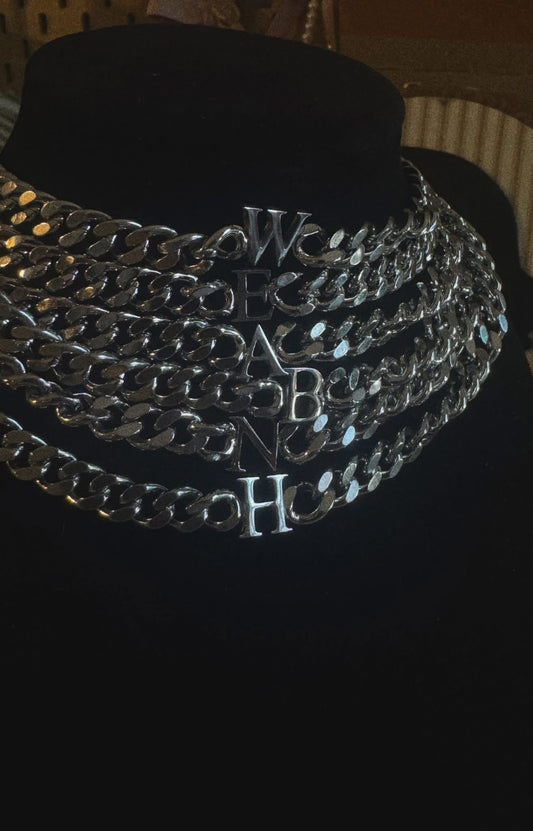 INITIAL “A” CHOKER- PLEASE READ CAREFULLY.