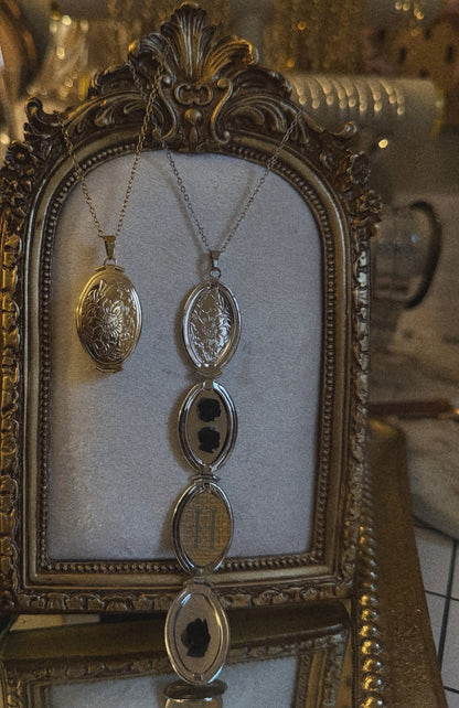 3D silhouette locket